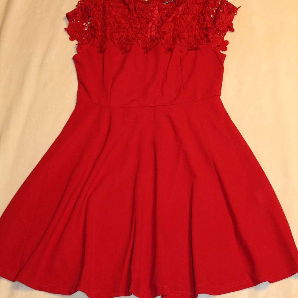 Shein Lace Trim Dress